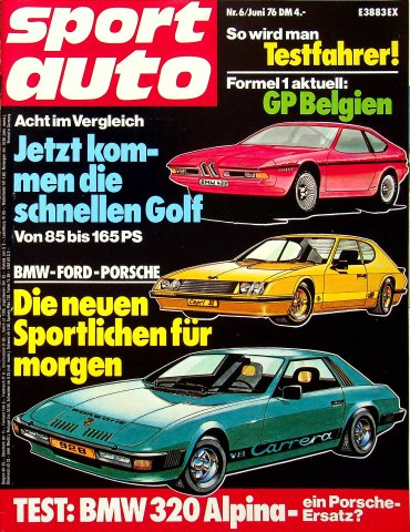 Deckblatt Sport Auto (06/1976)